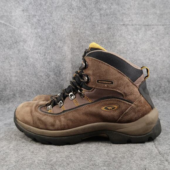 Hi-Tec Shoes Mens 10.5 Hiking Boots Cape Trail Waterproof Lace Up High Top Brown main image 6